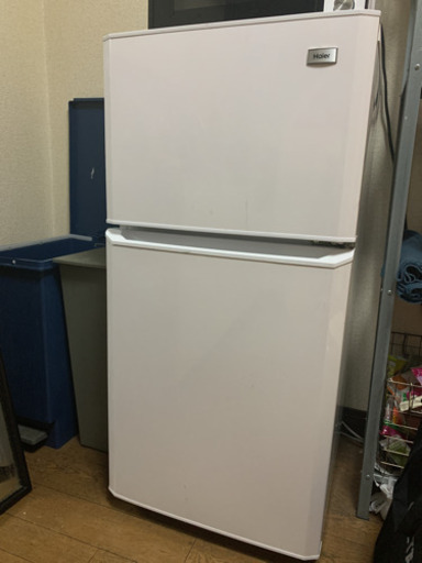 【急募】【引越し直前のためお値下げ】Haier 106L ２ドア冷蔵庫