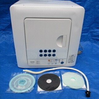 衣類乾燥機 TOSHIBA 2016年 ED-60C ※排水ホース欠品 純正の乾燥