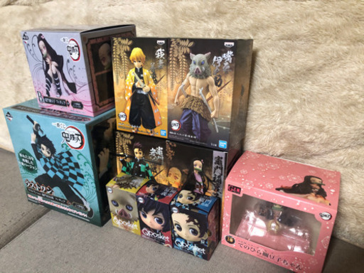 大特価 鬼滅の刃 フィギュア 一番くじ Qposket petitお得セット 