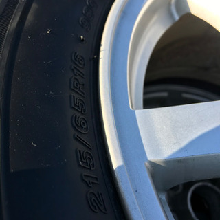 値下げ⤵️215-65/16 アルミホイール付きスタッドレスタイヤの画像