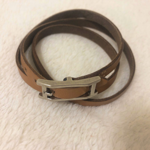 エルメス革製ブレスレット