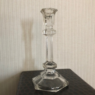 ガラスのキャンドルスタンド