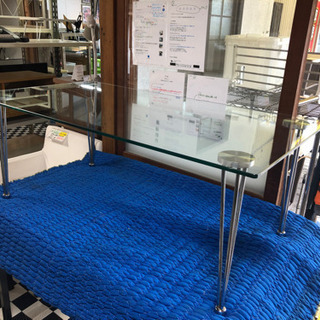 【リサイクルショップ八光　田上店　配達・設置OK】ノーチェ　強化ガラス　ローテーブルの画像