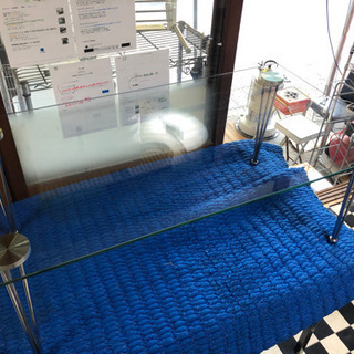 【リサイクルショップ八光　田上店　配達・設置OK】ノーチェ　強化ガラス　ローテーブルの画像