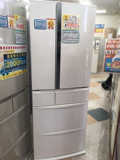 2017年製　Panasonic　パナソニック　451L冷蔵庫　NR-FV45S2-W　エコナビ搭載　大容量！