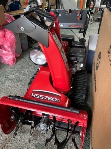 値下げです！　HONDA 除雪機　7馬力　HSS760n 中古　美品！