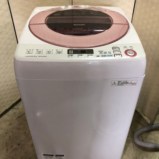 382 関東配送 SHARP 洗濯機 容量8キロ 極美品 家庭向 一人暮らしも