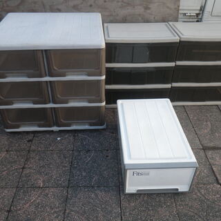 ■無料で差し上げます。■配達可■プラスチック 収納ケース 4点 