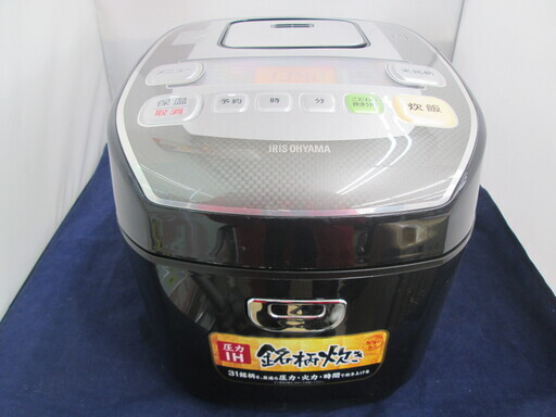 アイリスオーヤマ　圧力IH炊飯器　RC-RA50-B　2017年製　5.5合炊き