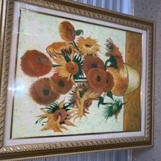 ゴッホ　ひまわりの絵　模写