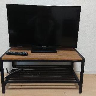 【テレビ台付き】 パナソニックビエラ 32V型 液晶テレビ ビエラ TH-32E300 ハイビジョン USB HDD録画対応