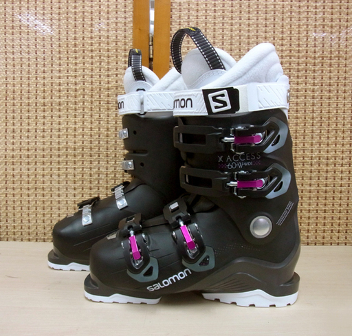 未使用■22.5cm サロモン X ACCESS 60 W wide スキーブーツ レディース 2018年モデル 南12条店