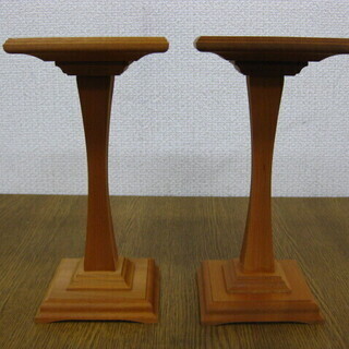 高級駒台 桂-5 一本足 瓢箪面仕上 将棋道具 の画像