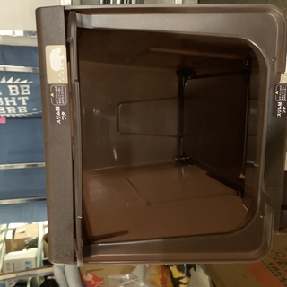 まとめて3個セット！収納ボックス 前開き KABAKO カバコ スリムM 32×42×31cm ブラウン 押し入れ収納 中古 Eの画像