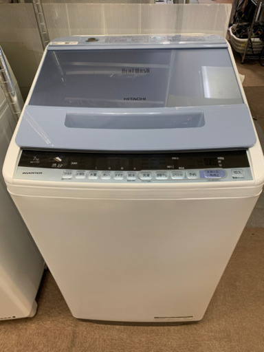 HITACHI 2018年製　7.0kg BW-V70C 分解洗浄済み