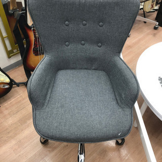 オフィスチェア ダークグレー 美品 一点ペンキ色有り ★着払可（...