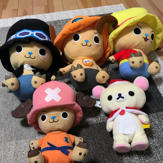 ワンピース めちゃでかまねっこチョッパーぬいぐるみ 三体＋チョッ...