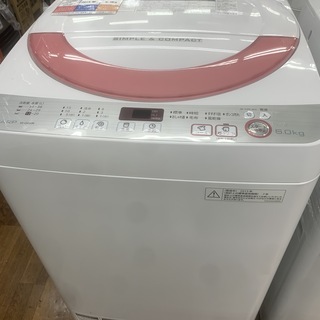 SHARP 全自動洗濯機 ES-GE60R-P 6.0kg 2015年製