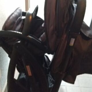 2人乗りベビーカー joie  ブラック の画像