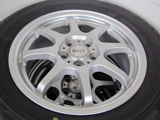 ブリジストン・ブリザック195/65/15・2010年制アルミ付き4本セット・プリウスなどに。