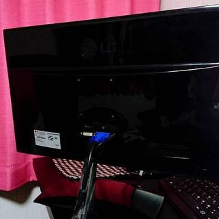 小中学生のお子様用なら交渉可【中古・動作確認済】ＬＧ製品　2012年製　中古PCモニター　21.5インチの画像