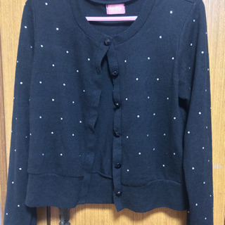 indio 黒のカーディガン
