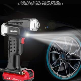 新品未使用　空気入れ 電動エアコンプレッサーの画像