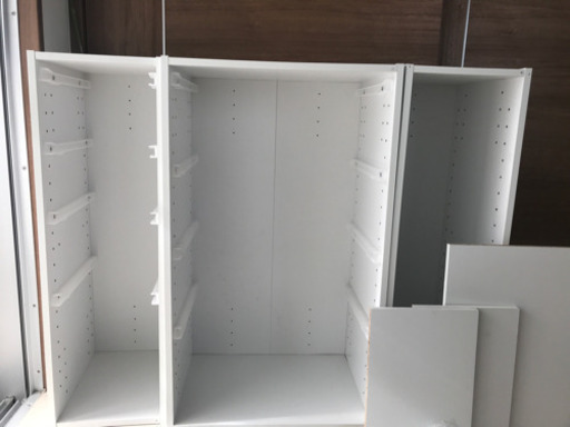 引き出し付きカラーボックス収納棚