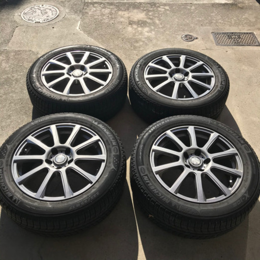 スタッドレスタイヤ・ホイールセット 225/55/R17 7.5J PCD114/5H