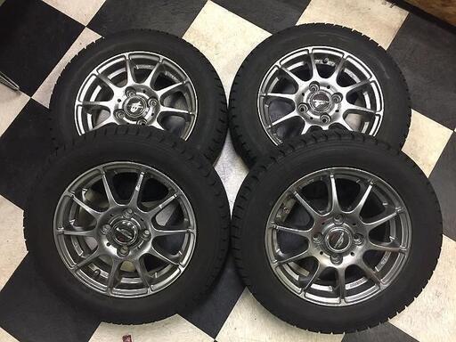 ☆アルミホイール＆スタッドレスタイヤ　155/65R13 　4本セット