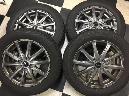 ☆アルミホイール＆スタッドレスタイヤ　165/65R15 2016製ブリザック　4本セット