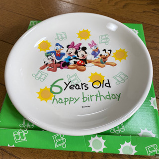 ミッキーおたんじょうプレート　6歳