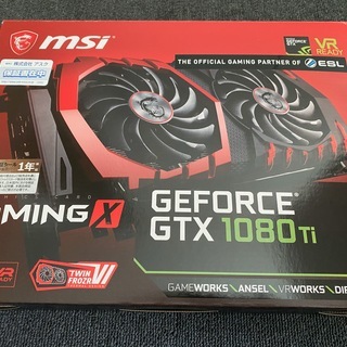 グラフィックボード msi GeForce GTX 1080 Ti GAMING X 11G
