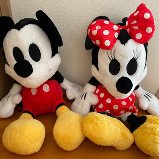 ミッキー&ミニーBIGぬいぐるみ