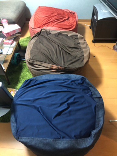 人をダメにするソファ×3 美品です。