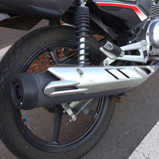 実動 YAMAHA YBR125 125cc 空冷 単気筒 キャブ 原付2種 通勤 通学 リアボックス付き ネイキッドの画像