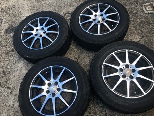 スタッドレスタイヤ 195/65R15+45 PCD100 アイスガード　IG20 4本セット　プリウス