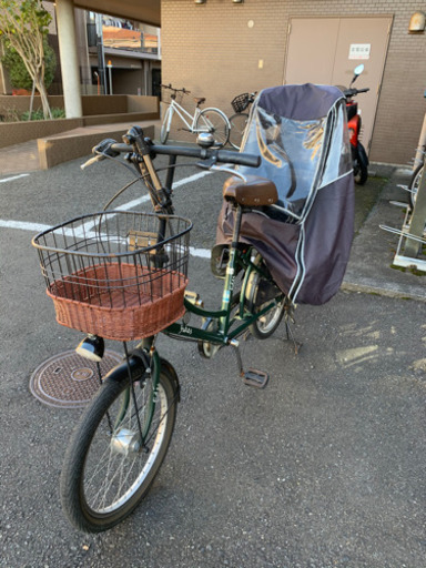 子供乗せ自転車 フィデース 小径 20インチ BAA LEDオートライト 6段変速 自転車 チャイルドシート付き【後子乗せシートRBC-007DX3付き】