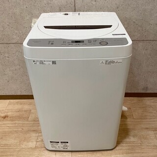 R*945 洗濯機 SHARP シャープ ES-GE4C-T 4.5Kg 2019年製