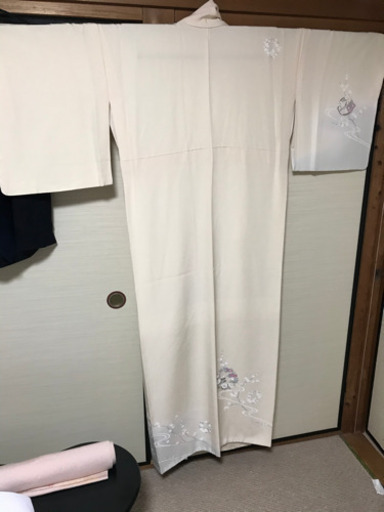 訪問着　未着用　クリーム色