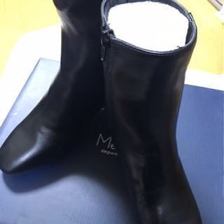 【未使用品】細身ショートブーツ Sサイズ
