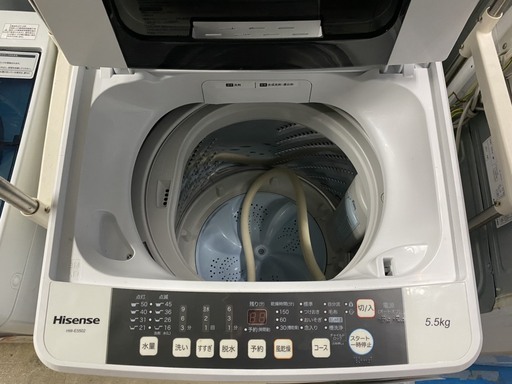☆中古 激安！！ Hisense　全自動電気洗濯機　5.5kg　HW-E5502　2018年製　￥13,000！！