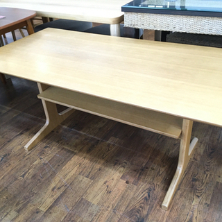 無印良品 ﾘﾋﾞﾝｸﾞでもﾀﾞｲﾆﾝｸﾞでもつかえるﾃｰﾌﾞﾙ 1300mm×650mm×600mm