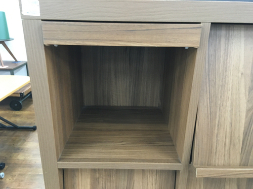 フラップ扉シェルフ 2×3列