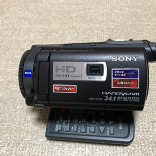 ☆取引中☆ ソニー SONY ビデオカメラ Handycam PJ760V 内蔵メモリ96GB ブラック HDR-PJ760Vの画像