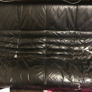 中古ソファ黒2〜3人掛け