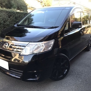 美車!!! 検長!!! セレナ ブラック 社外AW 左パワスラ ...