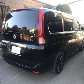 美車!!! 検長!!! セレナ ブラック 社外AW 左パワスラ Bカメラの画像
