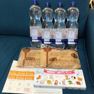 モニコ堂・美肌のお守り365、玄米2kg、炭酸水4本、プレゼント...