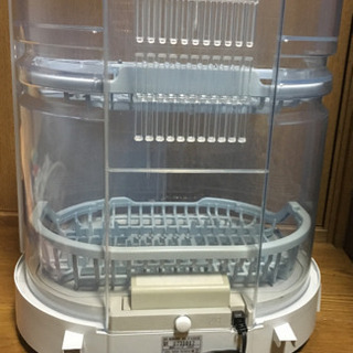 【受付中】象印 食器乾燥器 省スペース 縦型 EY-KA50-HH クリアグレーの画像
